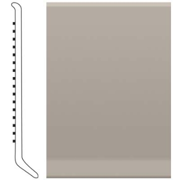 Picture of Roppe - Pinnacle Rubber Wall Base 2 1/2 (Cove Base) Pewter