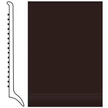 Picture of Roppe - Pinnacle Rubber Wall Base 4 (Long Toe Base) Brown