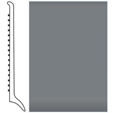 Picture of Roppe - Pinnacle Rubber Wall Base 4 (Long Toe Base) Dark Gray