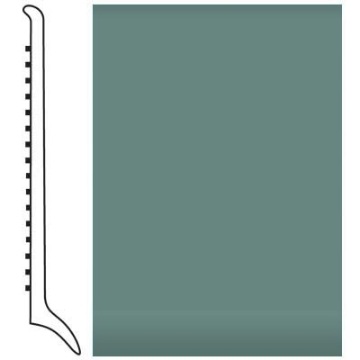 Picture of Roppe - Pinnacle Rubber Wall Base 4 (Long Toe Base) Hunter Green