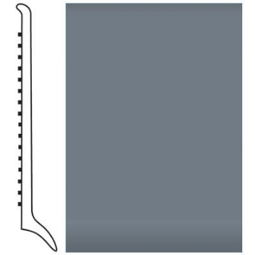 Picture of Roppe - Pinnacle Rubber Wall Base 4 (Long Toe Base) Steel Blue