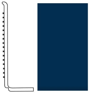 Picture of Roppe - Pinnacle Rubber Wall Base 4 (Sanitary Toe Base) Deep Navy