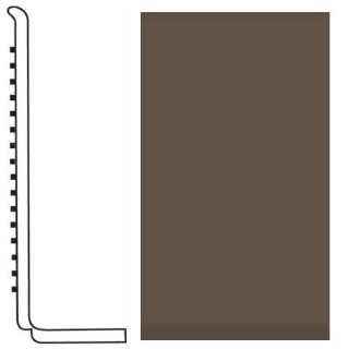 Picture of Roppe - Pinnacle Rubber Wall Base 4 (Sanitary Toe Base) Light Brown