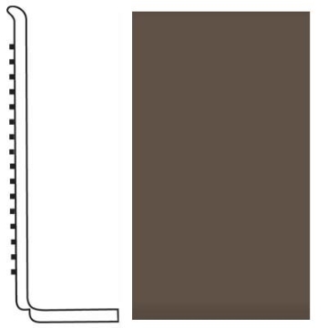 Picture of Roppe - Pinnacle Rubber Wall Base 4 (Sanitary Toe Base) Light Brown