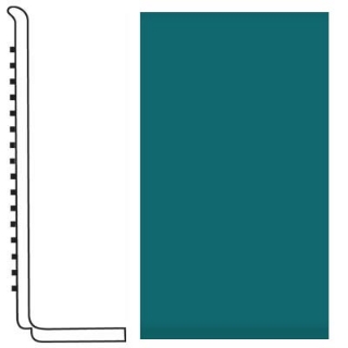 Picture of Roppe - Pinnacle Rubber Wall Base 4 (Sanitary Toe Base) Peacock