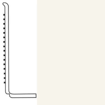 Picture of Roppe - Pinnacle Rubber Wall Base 4 (Sanitary Toe Base) Snow