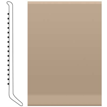 Picture of Roppe - Pinnacle Rubber Wall Base 3 1/2 (Cove Base) Camel