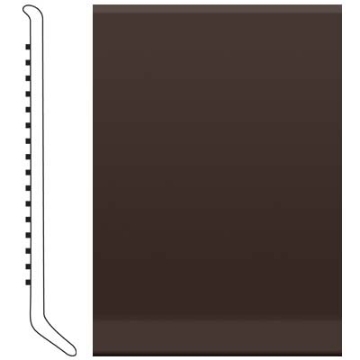 Picture of Roppe - Pinnacle Rubber Wall Base 4 (Cove Base) Brown