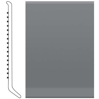 Picture of Roppe - Pinnacle Rubber Wall Base 4 1/2 (Cove Base) Charcoal