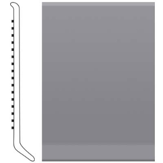 Picture of Roppe - Pinnacle Rubber Wall Base 4 1/2 (Cove Base) Steel Gray
