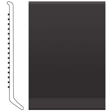 Picture of Roppe - Pinnacle Rubber Wall Base 5 (Cove Base) Black