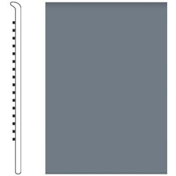 Picture of Roppe - Pinnacle Rubber Wall Base 4 (No Toe Base) Steel Blue