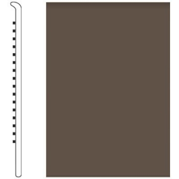 Picture of Roppe - Pinnacle Rubber Wall Base 6 (No Toe Base) Light Brown