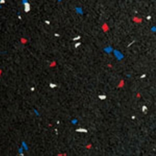 Picture of Roppe - Recoil Fitness Flooring Square Edge Tiles 10% Chip 1/2 Gauge Red Bisque Cobalt