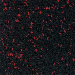 Picture of Roppe - Recoil Fitness Flooring Interlocking Tiles 20% Chip 1/2 Gauge Red