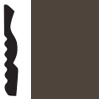 Picture of Flexco - Base Sculpture Wall Base Harmony Black Brown