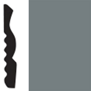 Picture of Flexco - Base Sculpture Wall Base Harmony Medium Gray