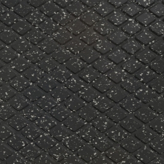 Picture of Flexco - Diamond Landing Tile SpexTones Black Dahlia Medium Gray Fjord