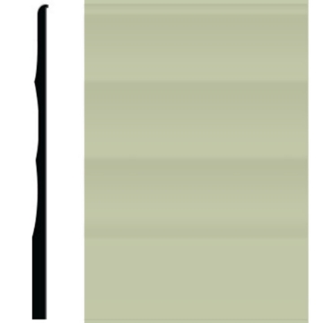 Picture of Roppe - Pinnacle Plus Wall Base 50 Impressions Aged Fern