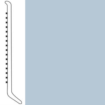 Picture of Roppe - Pinnacle Rubber Wall Base 4 (Cove Base) Peaceful Blue