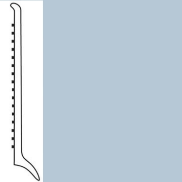 Picture of Roppe - Pinnacle Rubber Wall Base 4 (Long Toe Base) Peaceful Blue