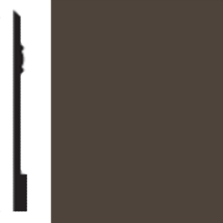 Picture of Flexco - Base Sculpture Wall Base Charmed Black Brown