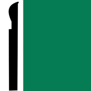 Picture of Roppe - Pinnacle Plus Wall Base 05 Contrive Irish Green