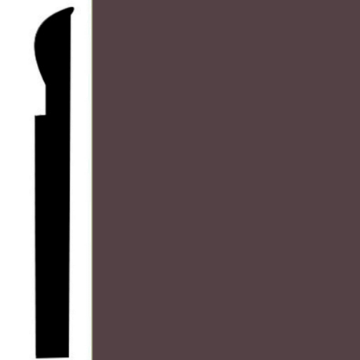 Picture of Roppe - Pinnacle Plus Wall Base 05 Contrive Carob