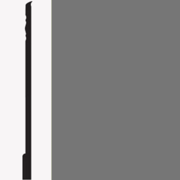 Picture of Roppe - Pinnacle Plus Wall Base 10 Serenity Battleship