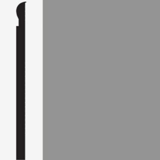 Picture of Roppe - Pinnacle Plus Wall Base 85 Fashion Asphalt