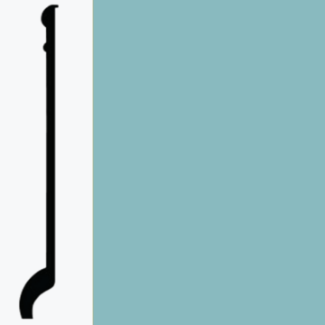 Picture of Roppe - Pinnacle Plus Wall Base 90 Intrigue Sea Glass