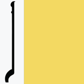 Picture of Roppe - Pinnacle Plus Wall Base 90 Intrigue Daffodil