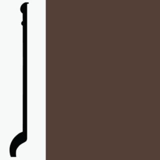 Picture of Roppe - Pinnacle Plus Wall Base 90 Intrigue Espresso