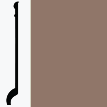 Picture of Roppe - Pinnacle Plus Wall Base 90 Intrigue Gingerbread