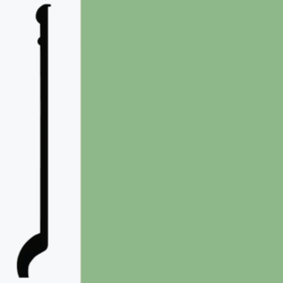 Picture of Roppe - Pinnacle Plus Wall Base 90 Intrigue Arugula