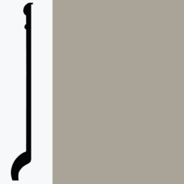 Picture of Roppe - Pinnacle Plus Wall Base 90 Intrigue Ashen