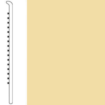 Picture of Roppe - Pinnacle Rubber Wall Base 3 (No Toe Base) Buttercup