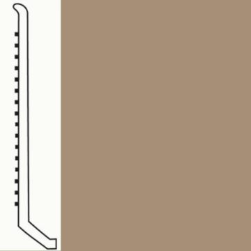 Picture of Roppe - Pinnacle Rubber Wall Base 4 (Butt Toe Base) Sepia
