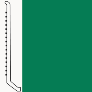 Picture of Roppe - Pinnacle Rubber Wall Base 4 (Butt Toe Base) Irish Green