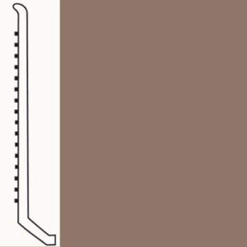 Picture of Roppe - Pinnacle Rubber Wall Base 4 (Butt Toe Base) Gingerbread