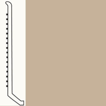 Picture of Roppe - Pinnacle Rubber Wall Base 4 (Butt Toe Base) Latte