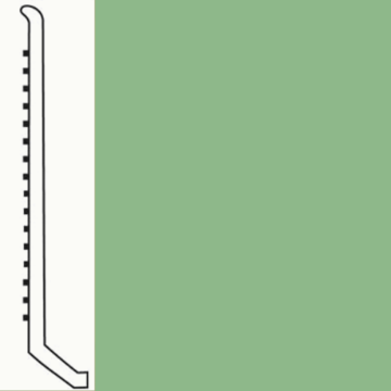 Picture of Roppe - Pinnacle Rubber Wall Base 4 (Butt Toe Base) Arugula