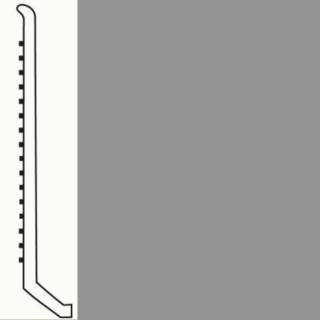 Picture of Roppe - Pinnacle Rubber Wall Base 4 (Butt Toe Base) Asphalt