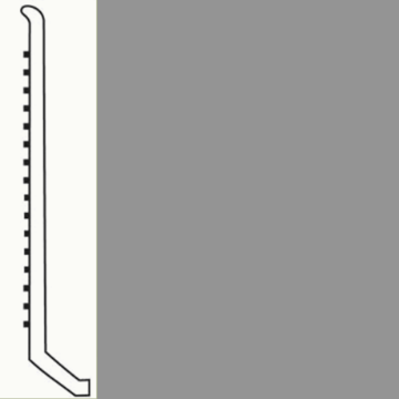 Picture of Roppe - Pinnacle Rubber Wall Base 4 (Butt Toe Base) Asphalt