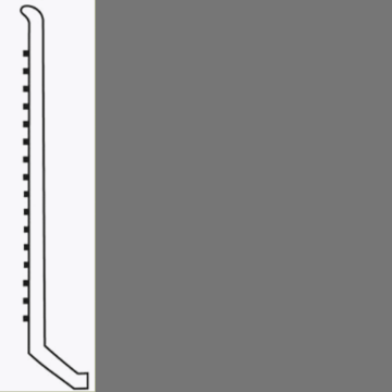 Picture of Roppe - Pinnacle Rubber Wall Base 4 (Butt Toe Base) BAttleship