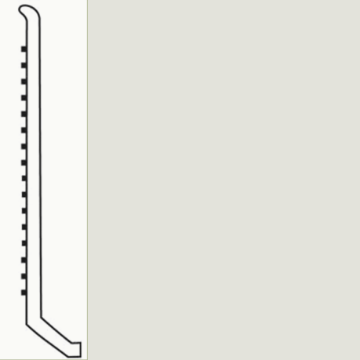 Picture of Roppe - Pinnacle Rubber Wall Base 4 (Butt Toe Base) Calla Lily