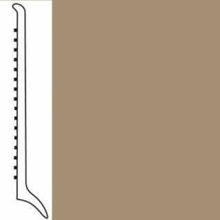 Picture of Roppe - Pinnacle Rubber Wall Base 4 (Long Toe Base) Sepia