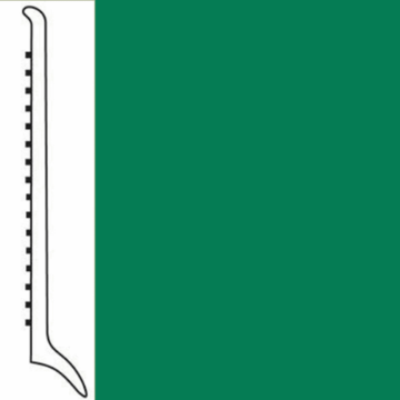 Picture of Roppe - Pinnacle Rubber Wall Base 4 (Long Toe Base) Irish Green