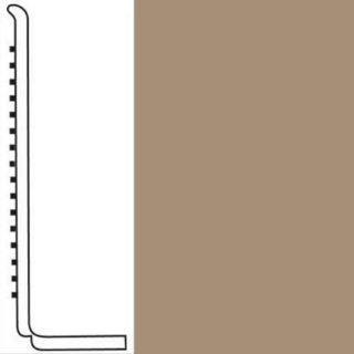 Picture of Roppe - Pinnacle Rubber Wall Base 4 (Sanitary Toe Base) Sepia