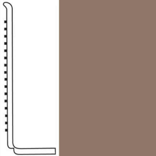 Picture of Roppe - Pinnacle Rubber Wall Base 4 (Sanitary Toe Base) Gingerbread